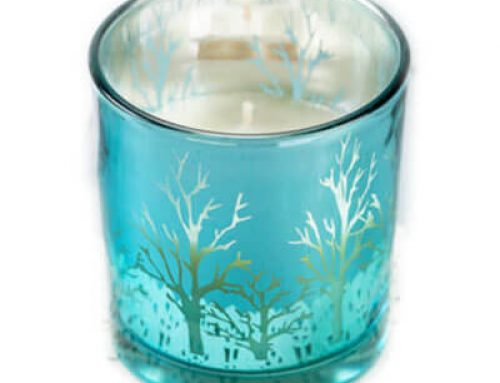 8oz Winter Snow Jar Candles